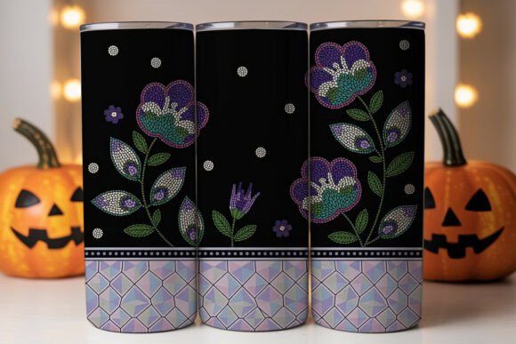 Beaded Floral Mosaic Tumbler Wrap Review