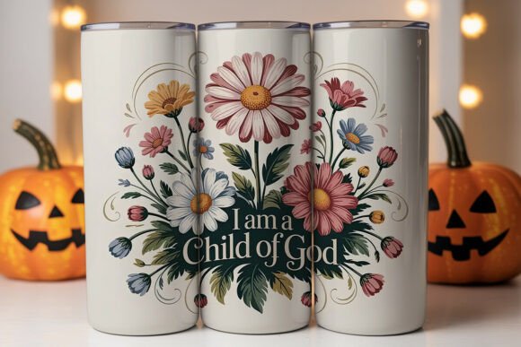 Child of God Floral Tumbler Wrap: A Designer's Review