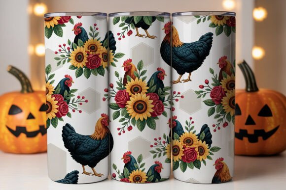 Farmhouse Hen Floral Tumbler Wrap Review