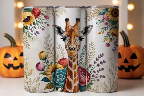 Floral Giraffe 20oz Tumbler Wrap Review
