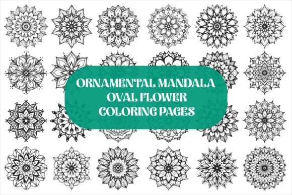 Flower Coloring Page Ornamental Mandala Review