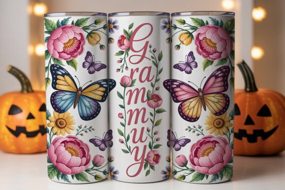 Grammy Floral Butterfly 20oz Tumbler Review