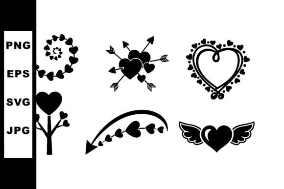 Heart Shapes with Arrows Winged Love Flo Review
