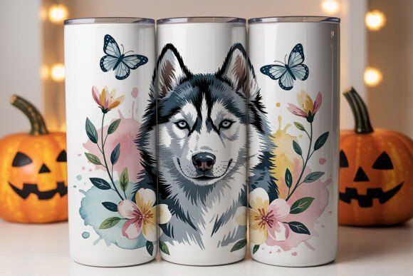 Husky Floral Watercolor 20oz Tumbler Review