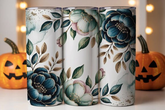 Teal Gold Floral 20oz Tumbler Wrap Review