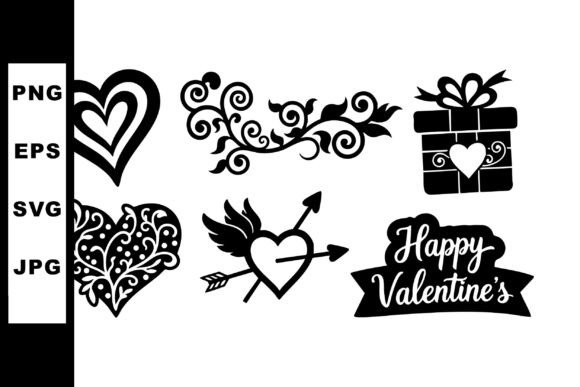 Valentine's Day Heart Designs with Arrow Review