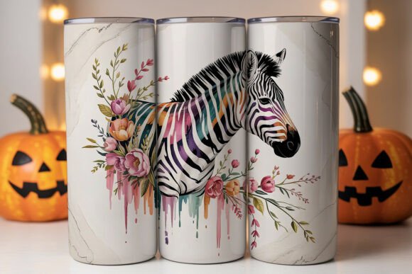 Watercolor Zebra Floral 20oz Tumbler Review